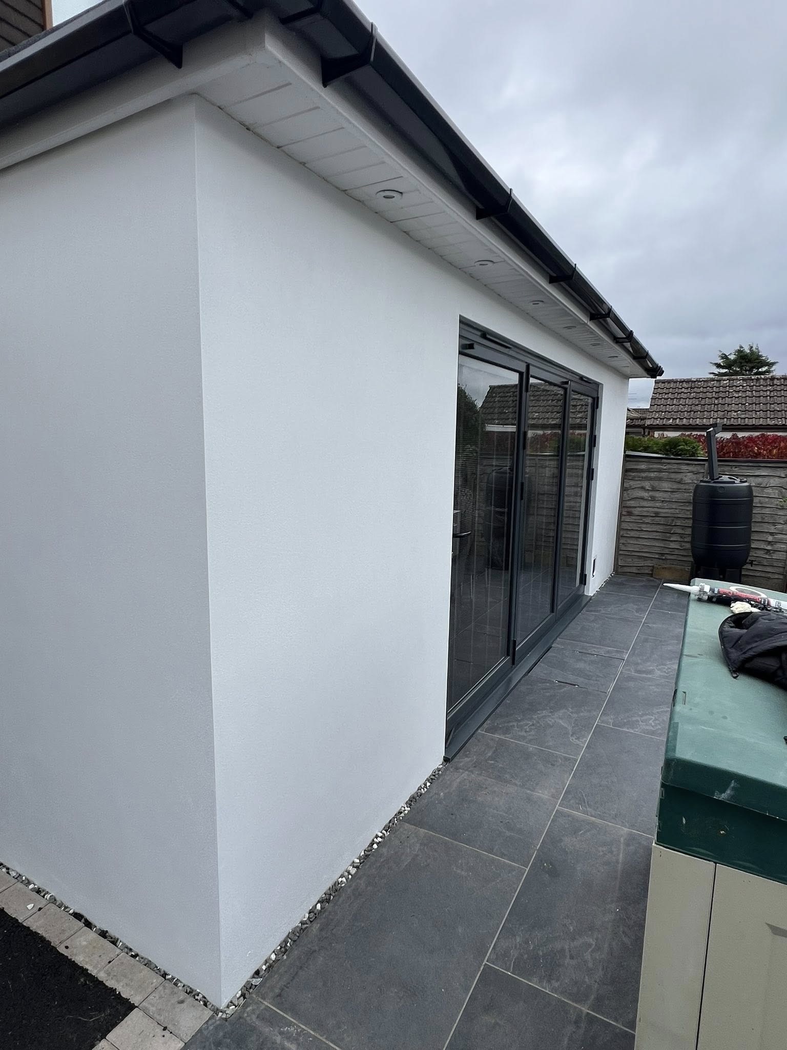 Modern white extension