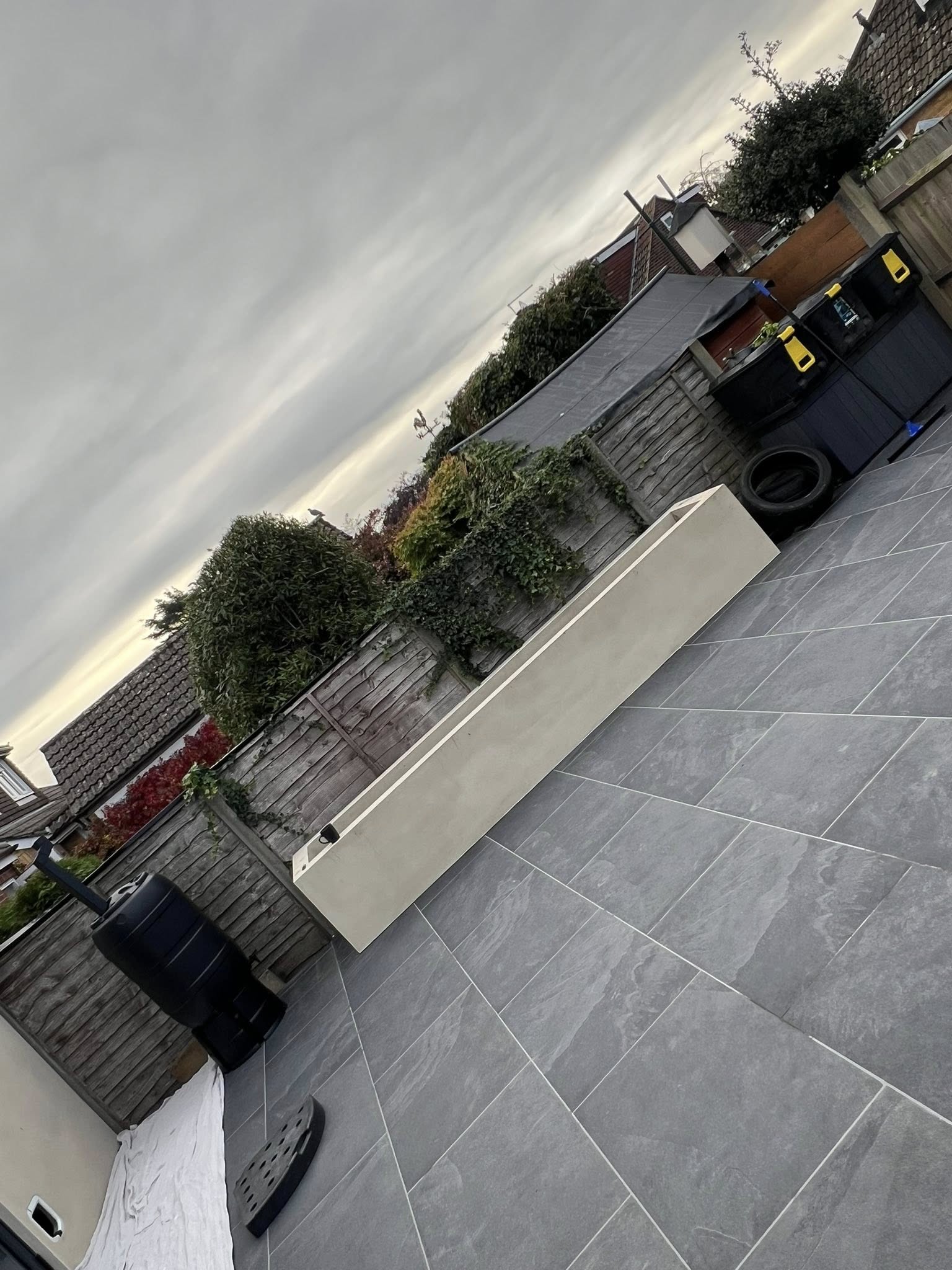 Modern driveway