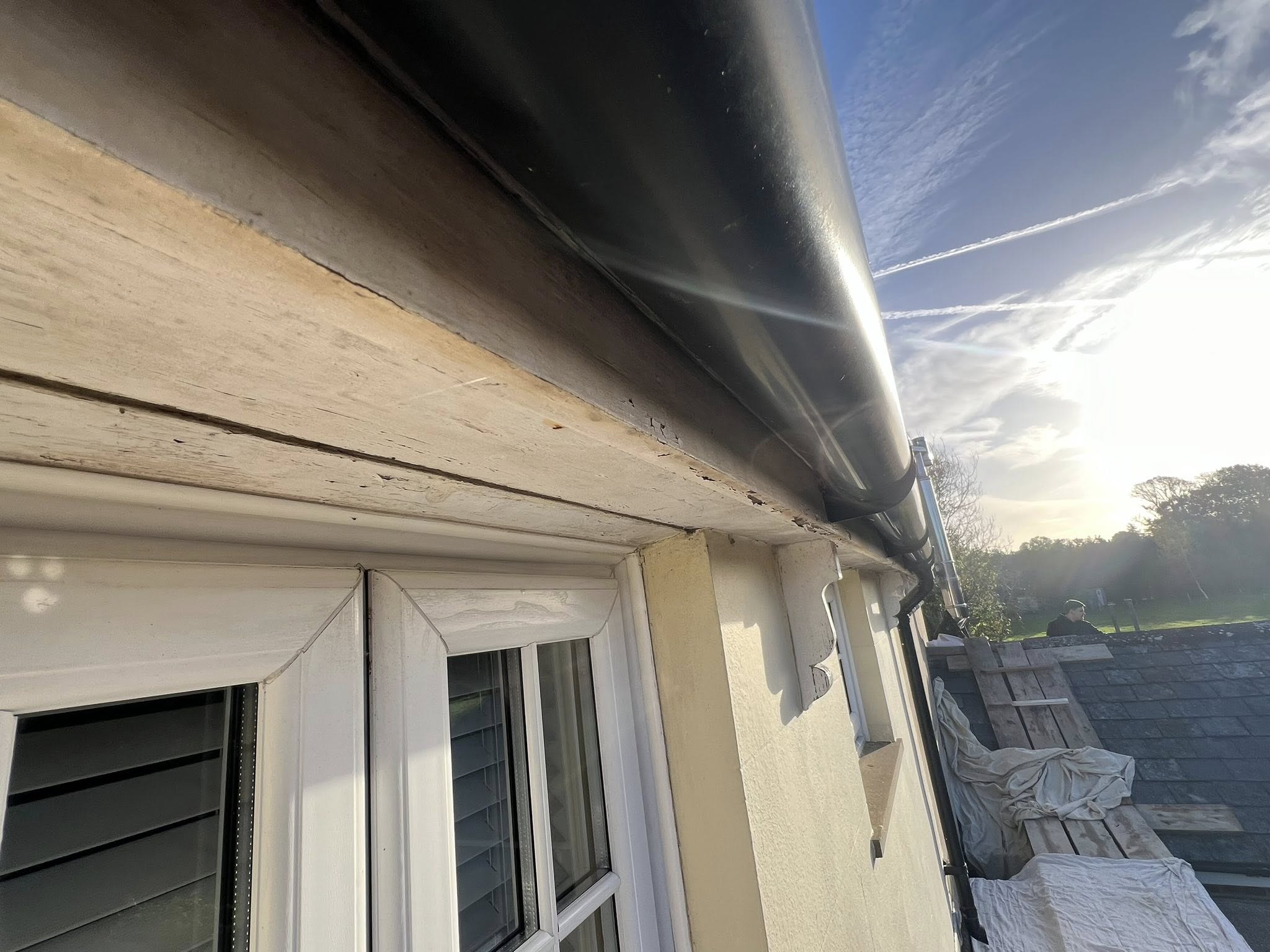 Fascia and guttering installation