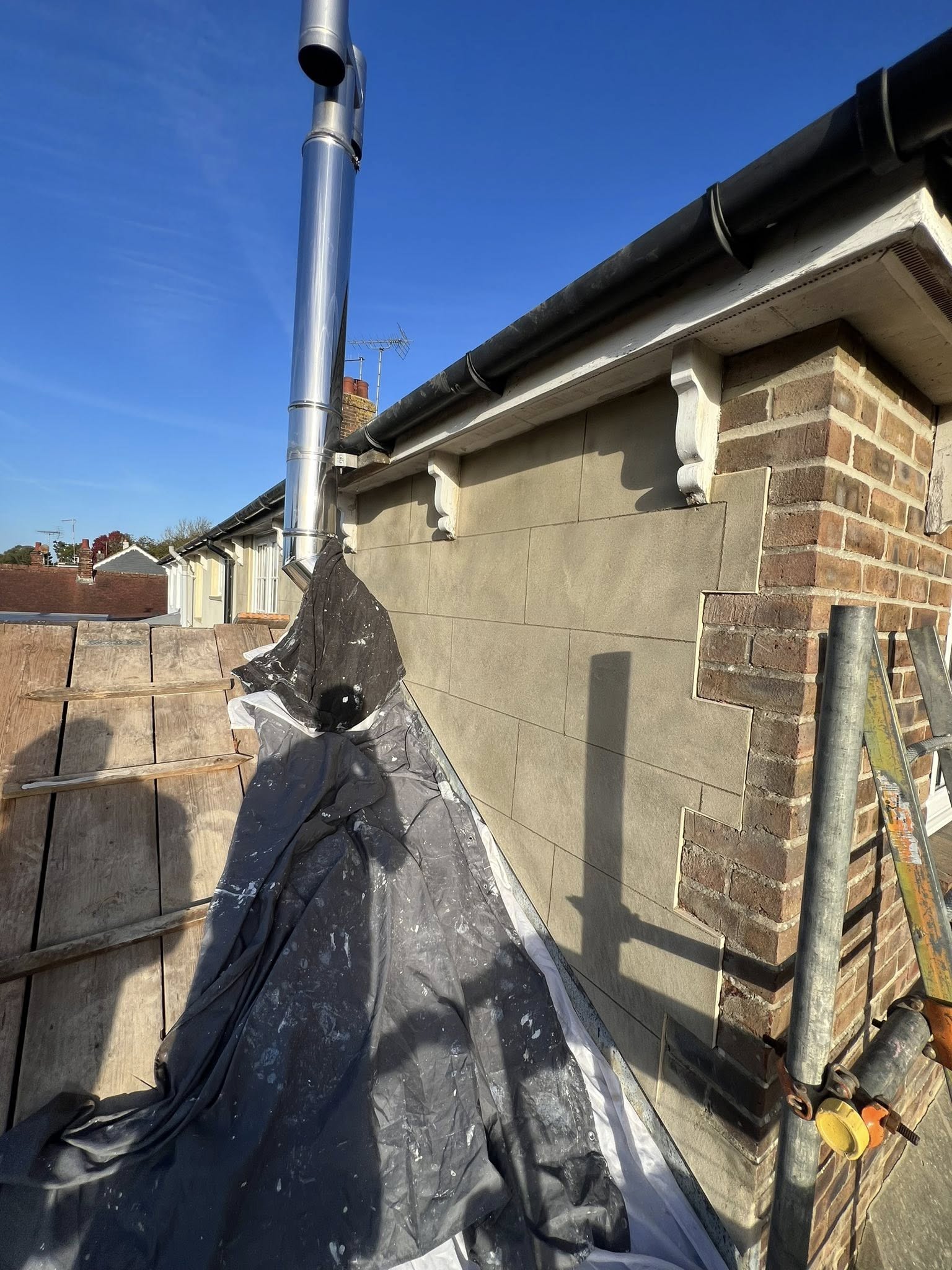 Guttering installation