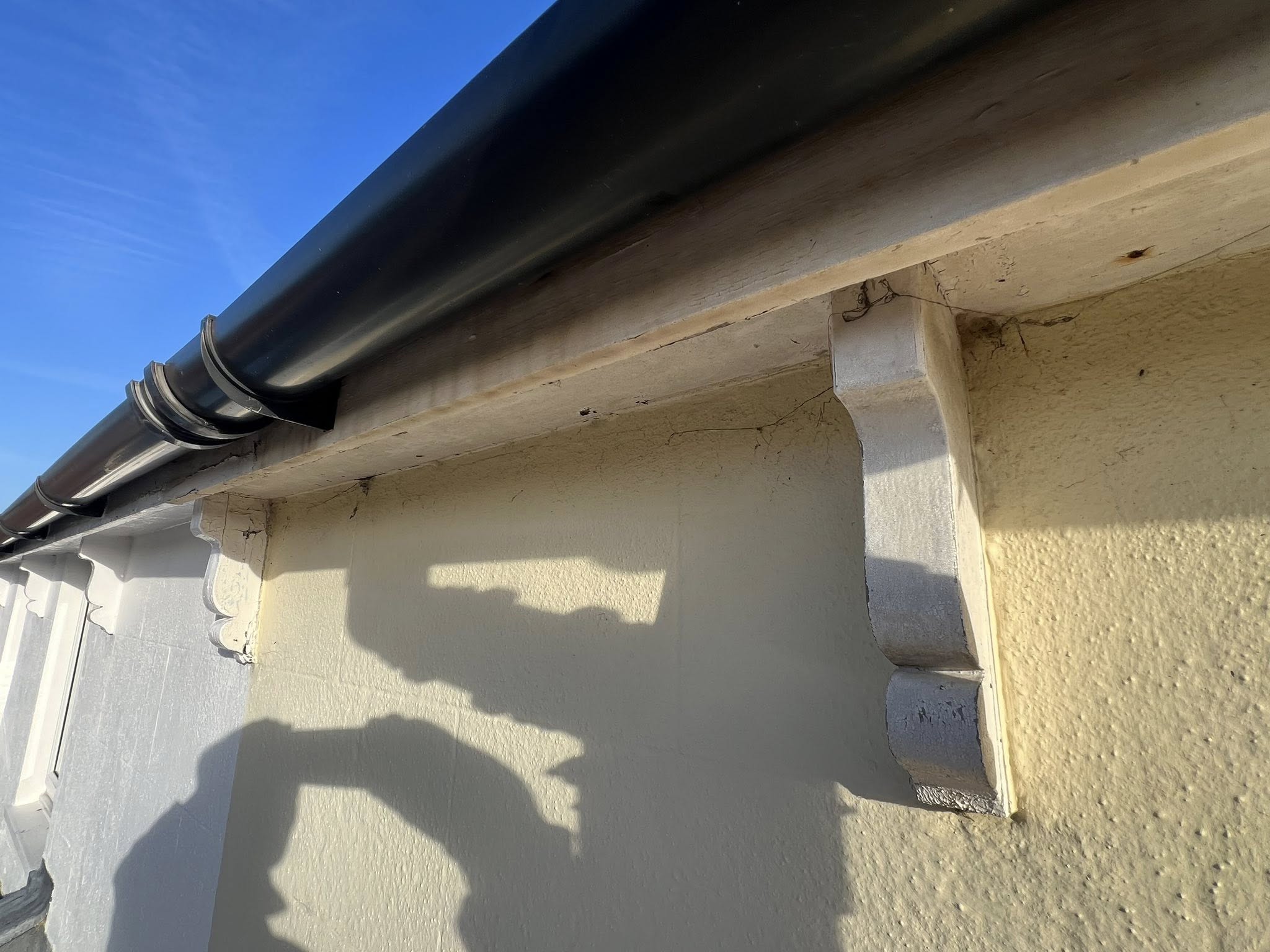 Exterior guttering detail