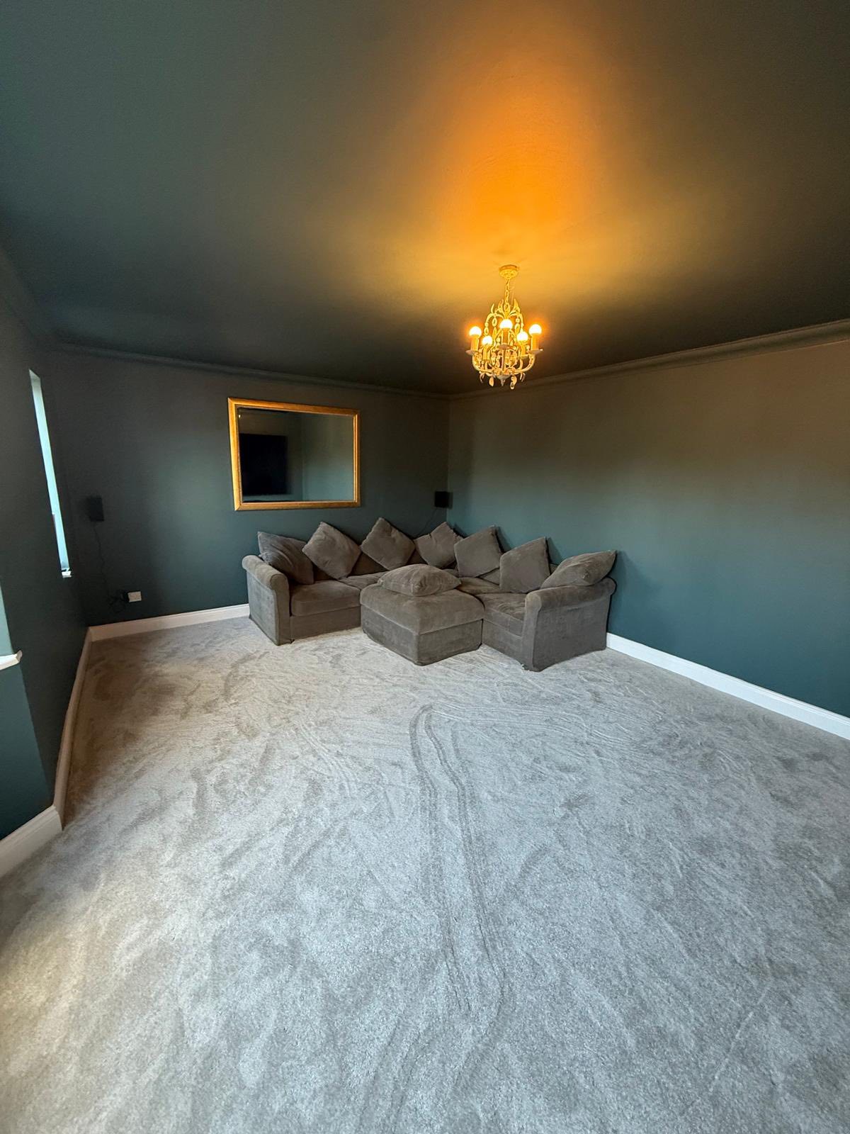 Newly decorated living room